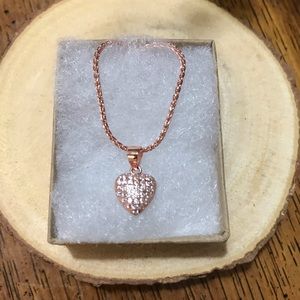 325 silver rose gold necklace